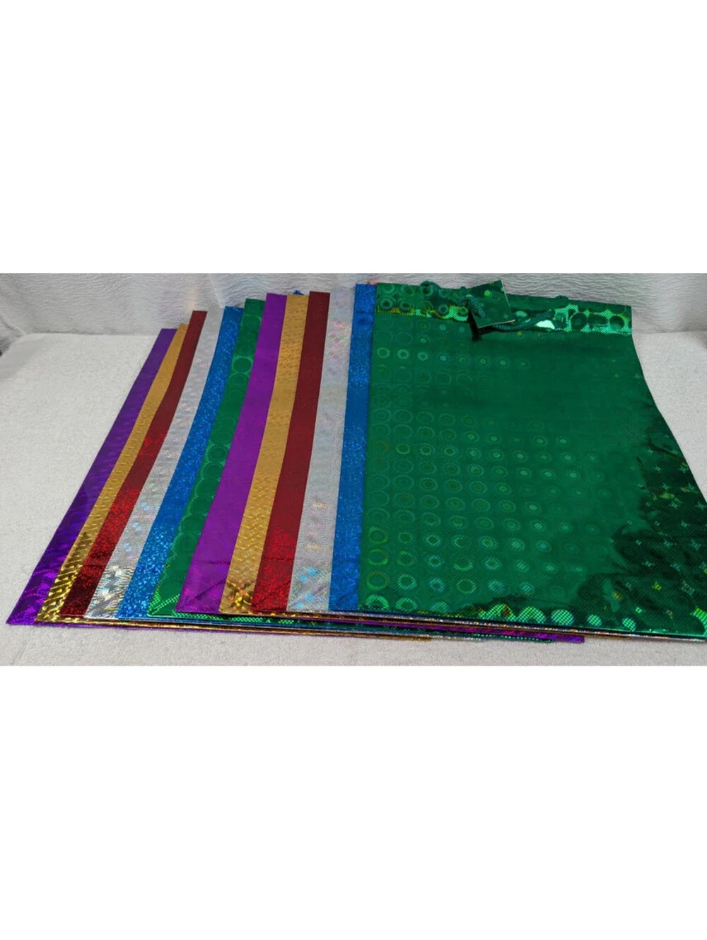 Foil Type Gift Bags - Two 12 Packs (24 bags) - 18 in x 12 in x 4 in
